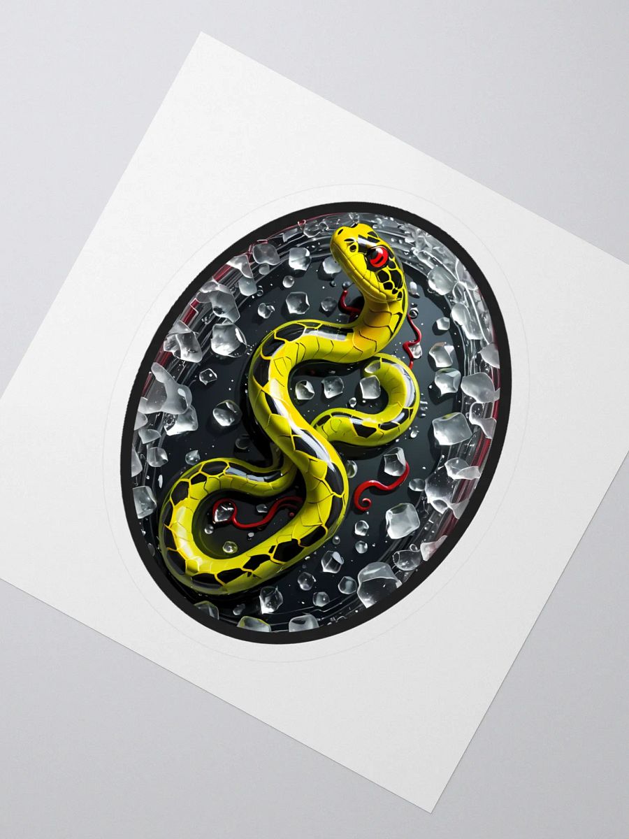 Serpentine Splendor Kiss-Cut Stickers product image (2)