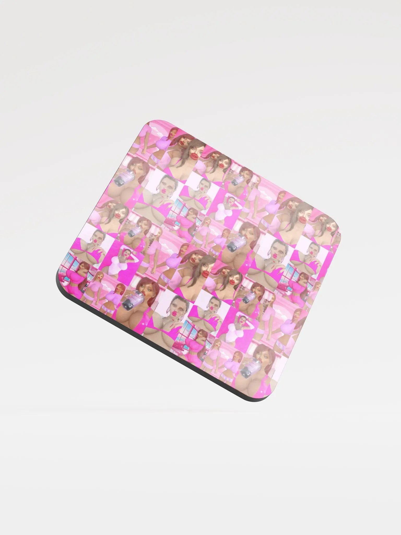 The plastic girl coaster product image (2)