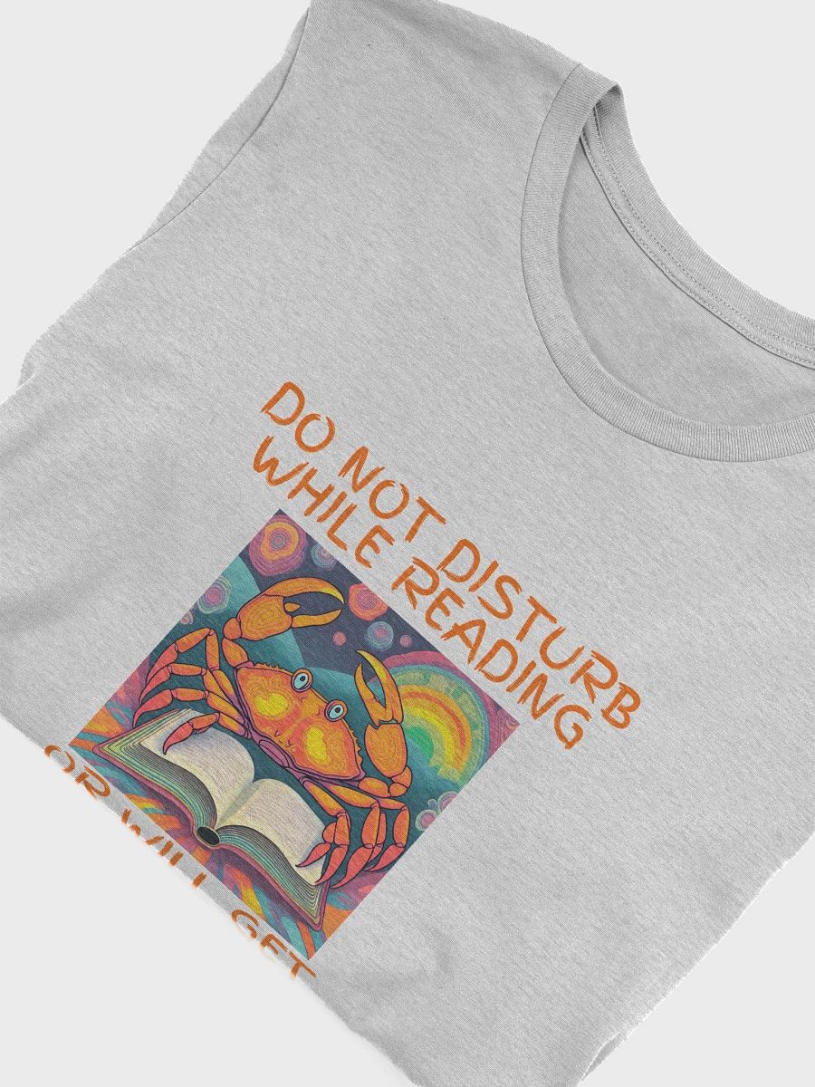 Do Not Disturb While Reading Crab T-shirt product image (51)