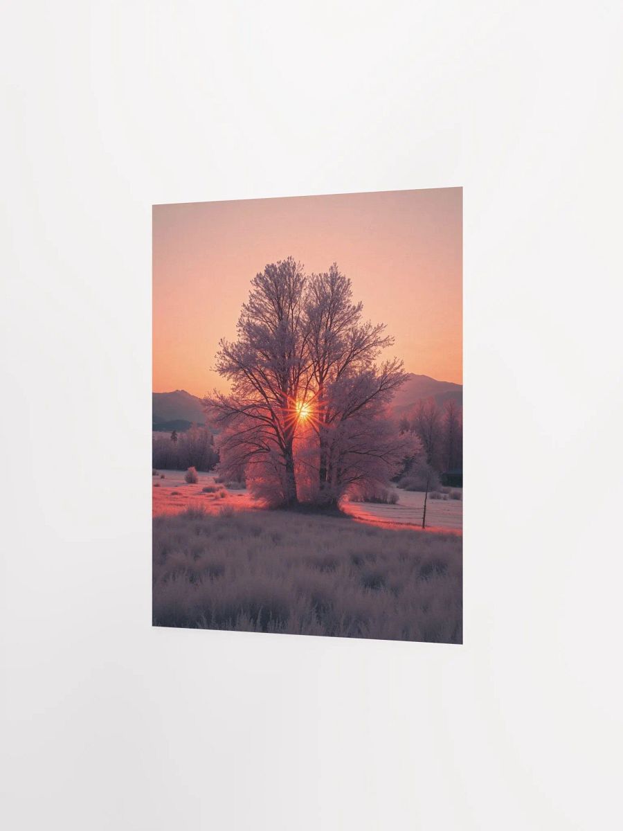 Frosty Sunrise Enhanced Matte Poster product image (35)