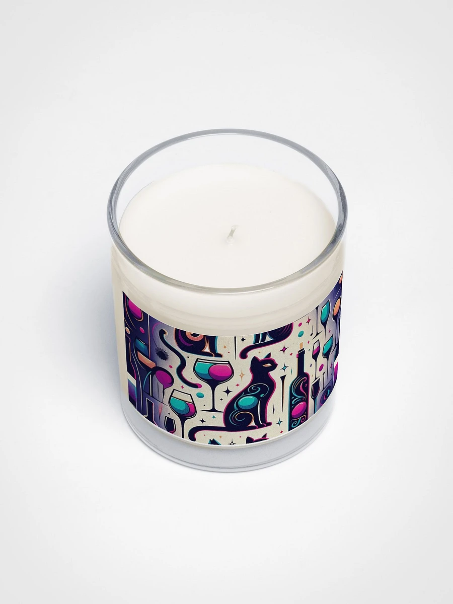 Soy Wax Candle In A Clear Glass Jar product image (3)