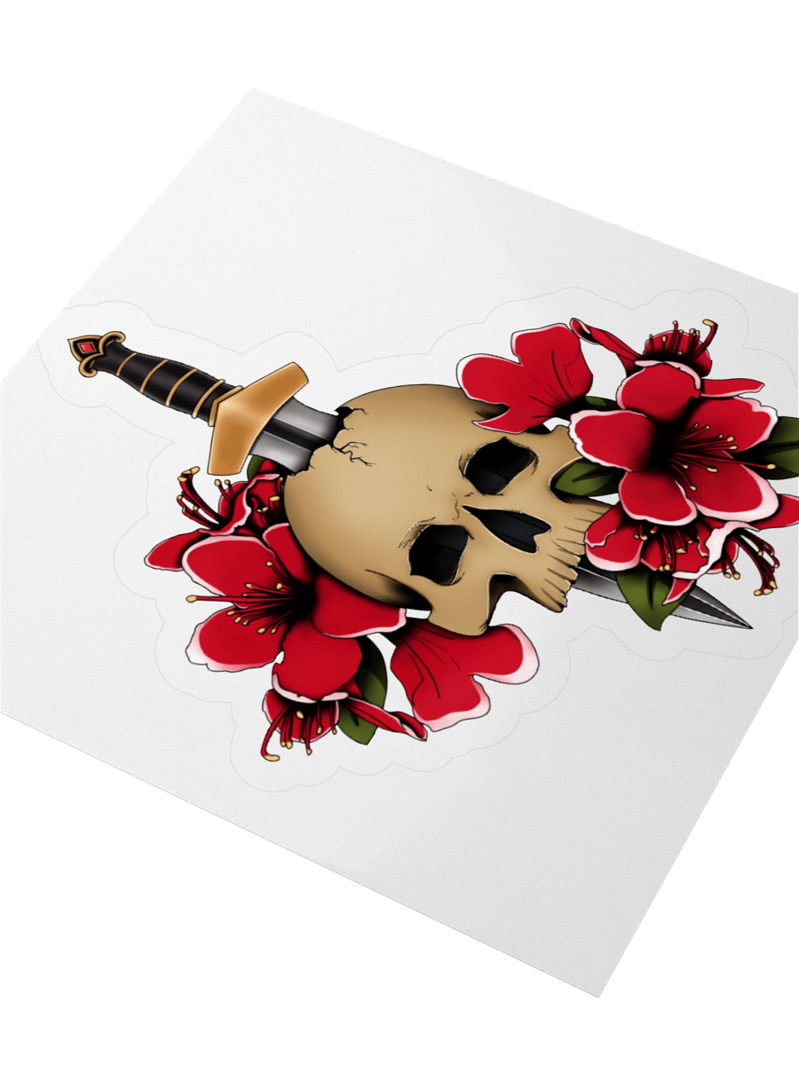 Skull and Roses Sticker product image (6)