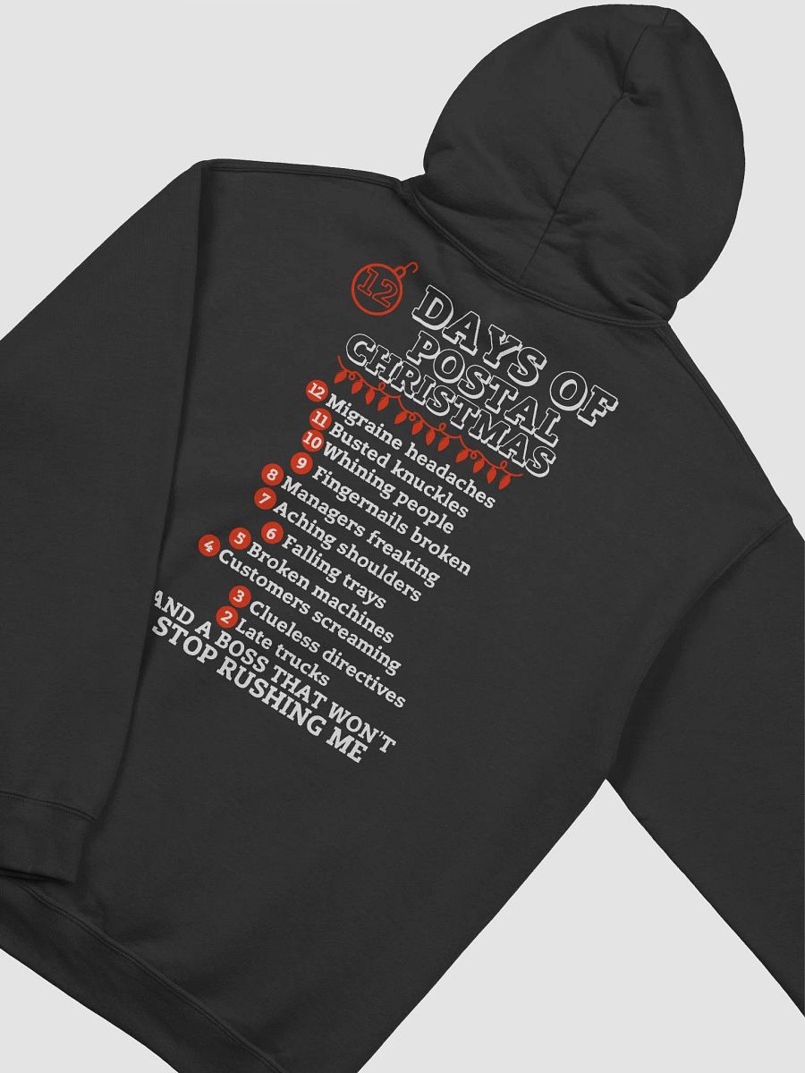 12 days of postal christmas UNISEX HOODIE - Back design product image (13)