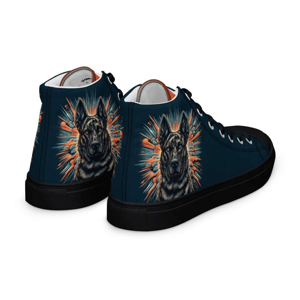 Dutch Shepherd Women's K9 Malinois Canvas High Tops product image (1)