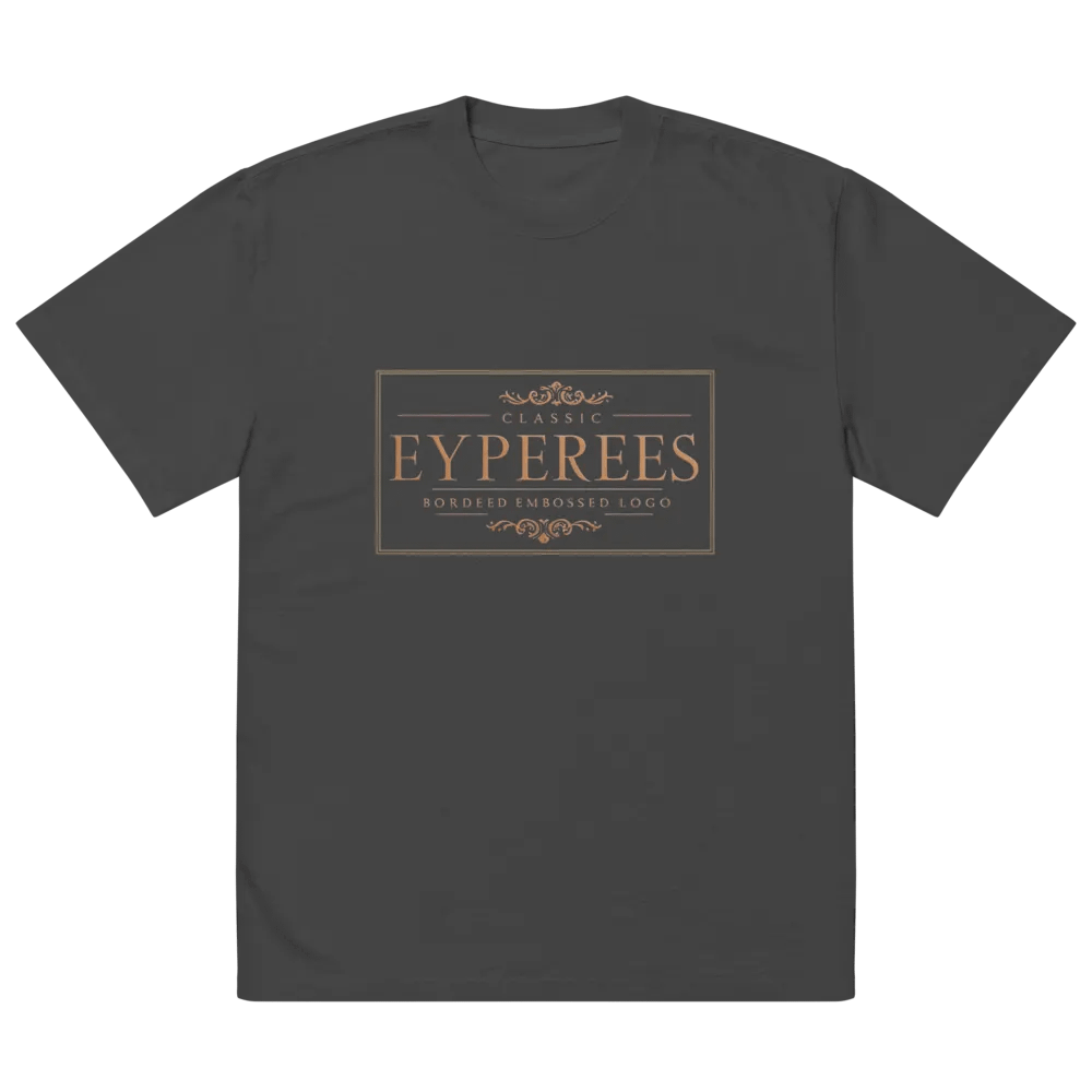 Elegant Embossed Logo Faded T-Shirt product image (2)