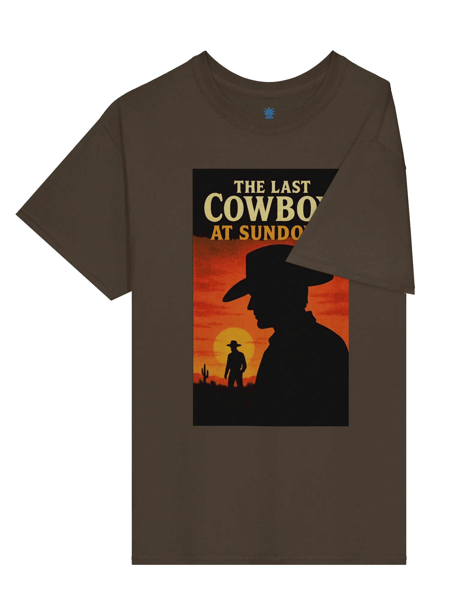 The Last Cowboy at Sundown Faux 1950's Film Poster Boxy Fit Unisex T-Shirt product image (15)