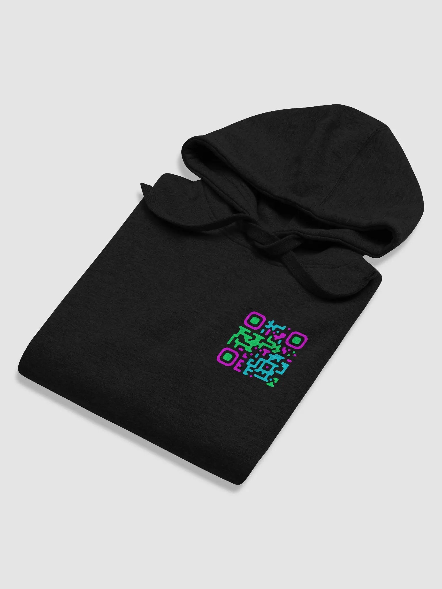 Colorful QR Code Unisex Hoodie product image (6)