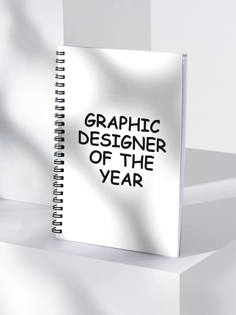 Graphic Designer of the Year Spiral Notebook product image (4)