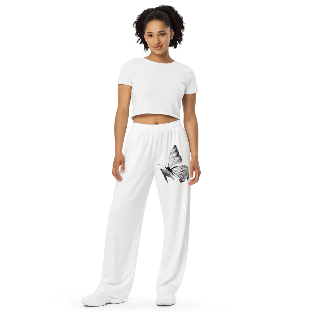 Zaippa's All-Over Print Unisex Wide-Leg Pants product image (2)