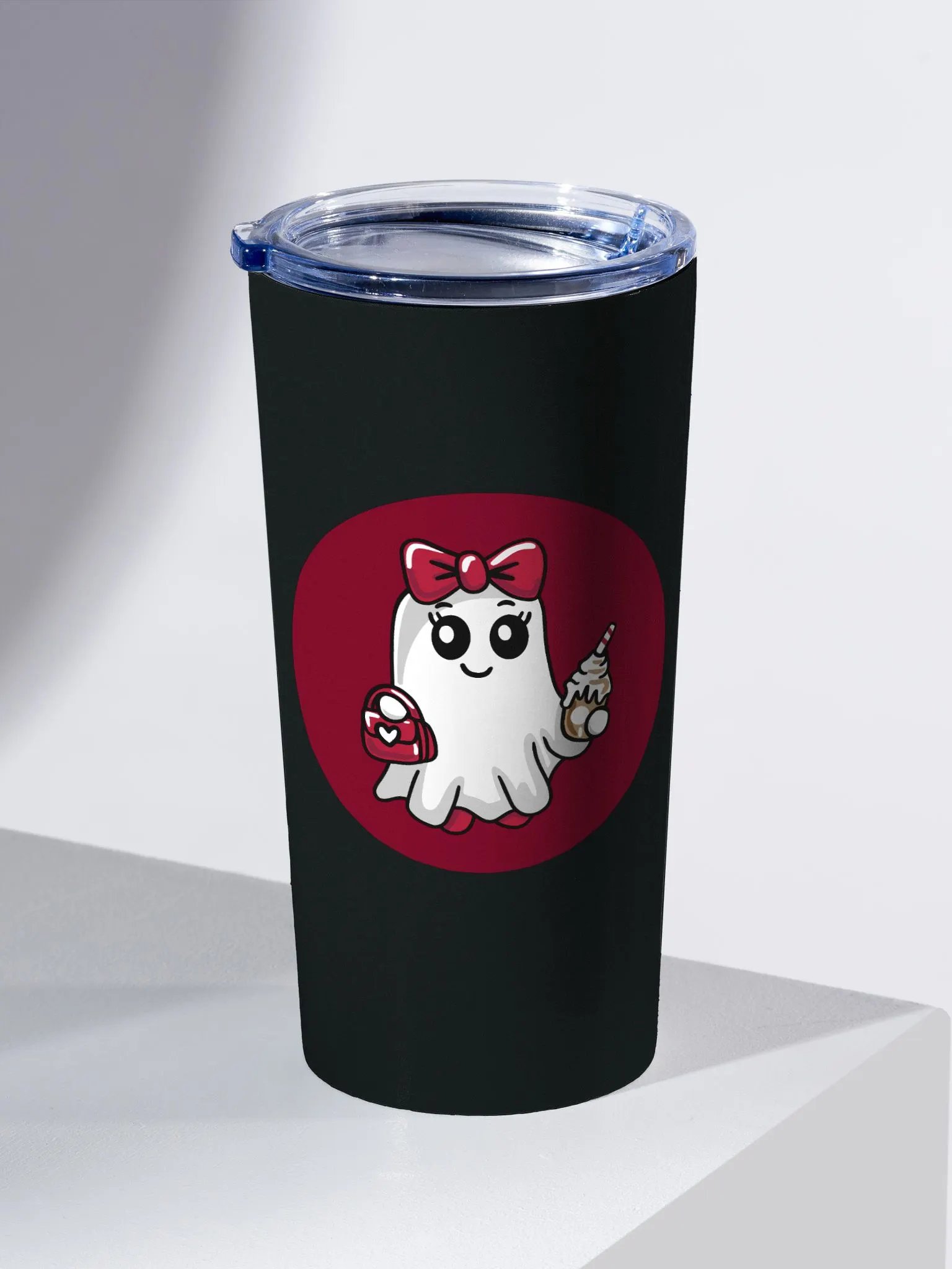 Stylish Ghost 20oz Stainless Steel Tumbler product image (2)