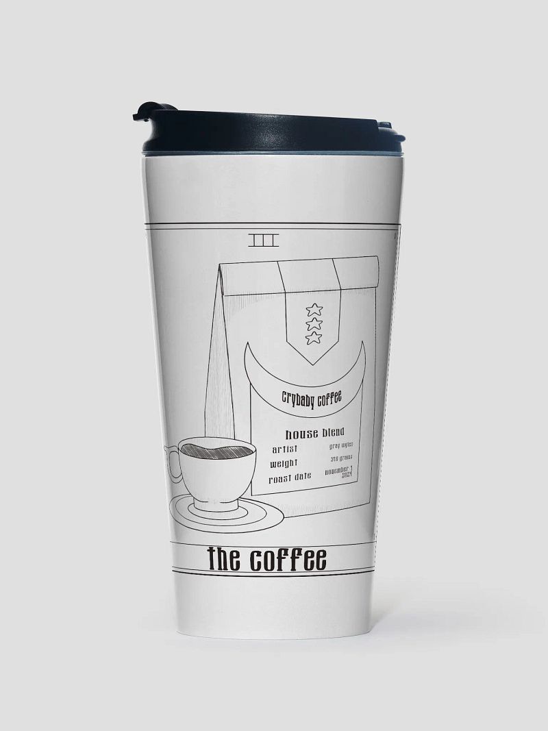 The Coffee Tarot Card Travel Mug