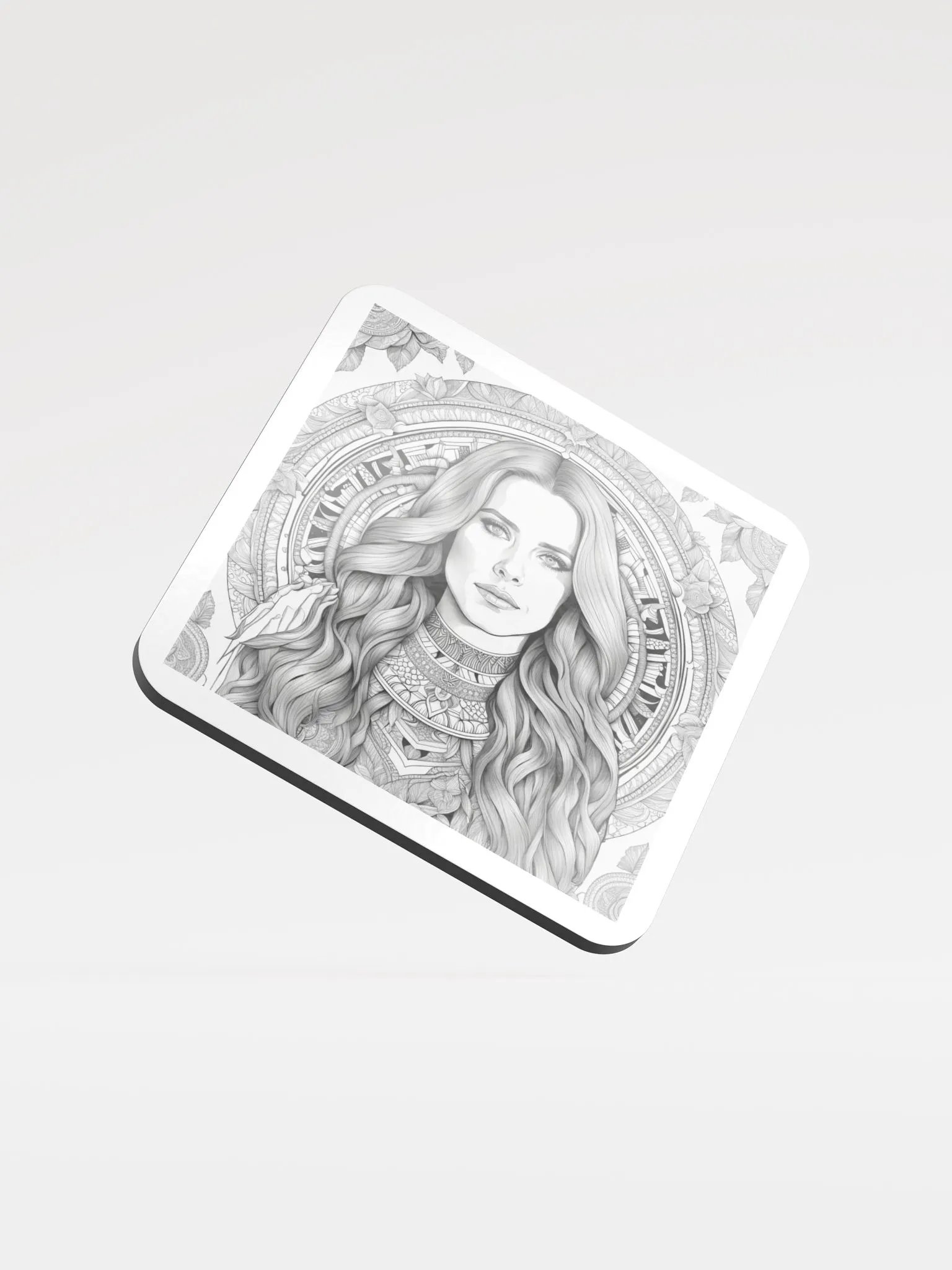 Mandala Serenity Cork Coaster product image (1)