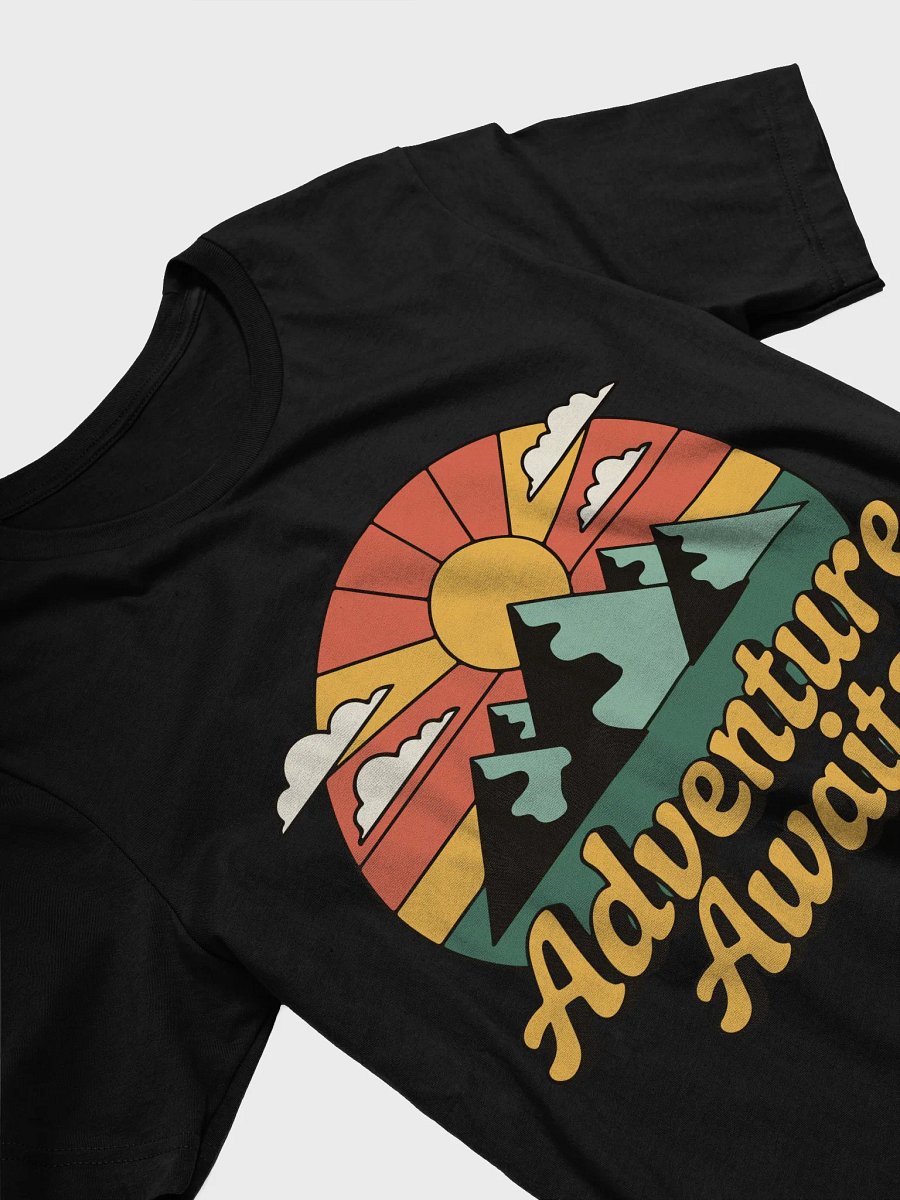 Adventure Awaits Retro Mountain Design | Vintage product image (3)