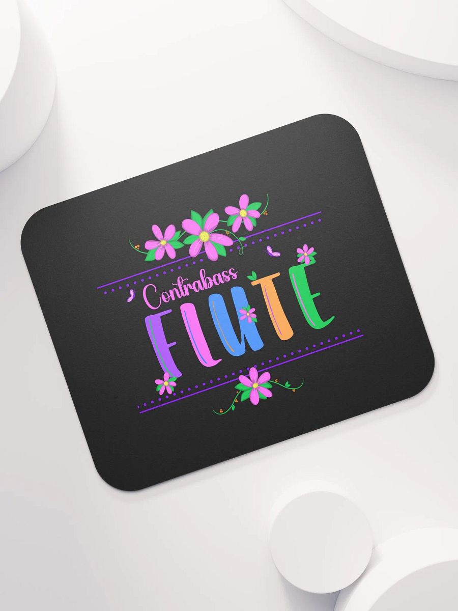 Floral Flute Contrabass Mouse Pad product image (7)