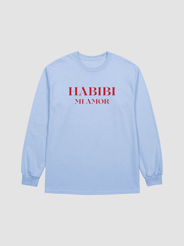 Habibi Mi Amor Long Sleeve Tee Red product image (2)