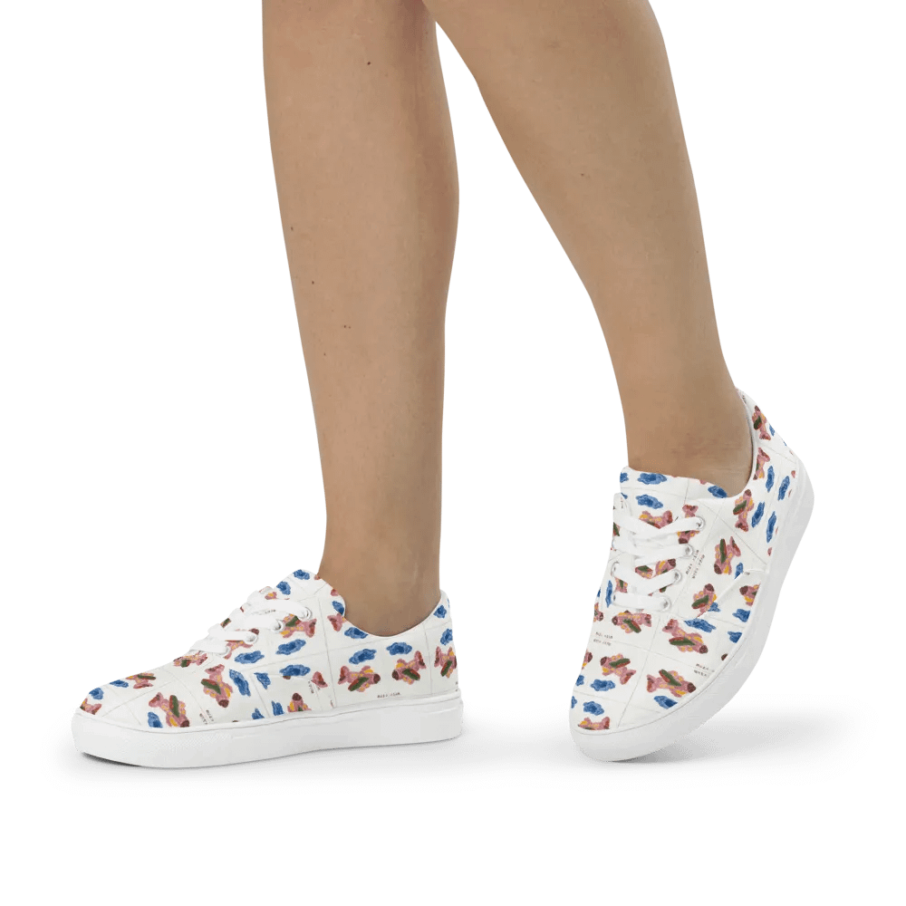 Kid Airplanes (Women's Lace-Up Canvas Shoes) product image (6)