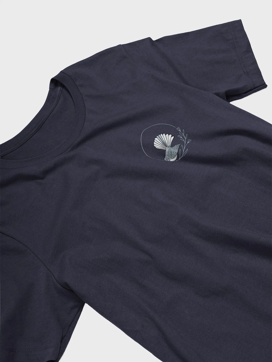 Fantail Bird T-Shirt, Elegant Nature-Inspired Design, Minimalist Wildlife Graphic, New Zealand Native Bird T-shirt product image (3)