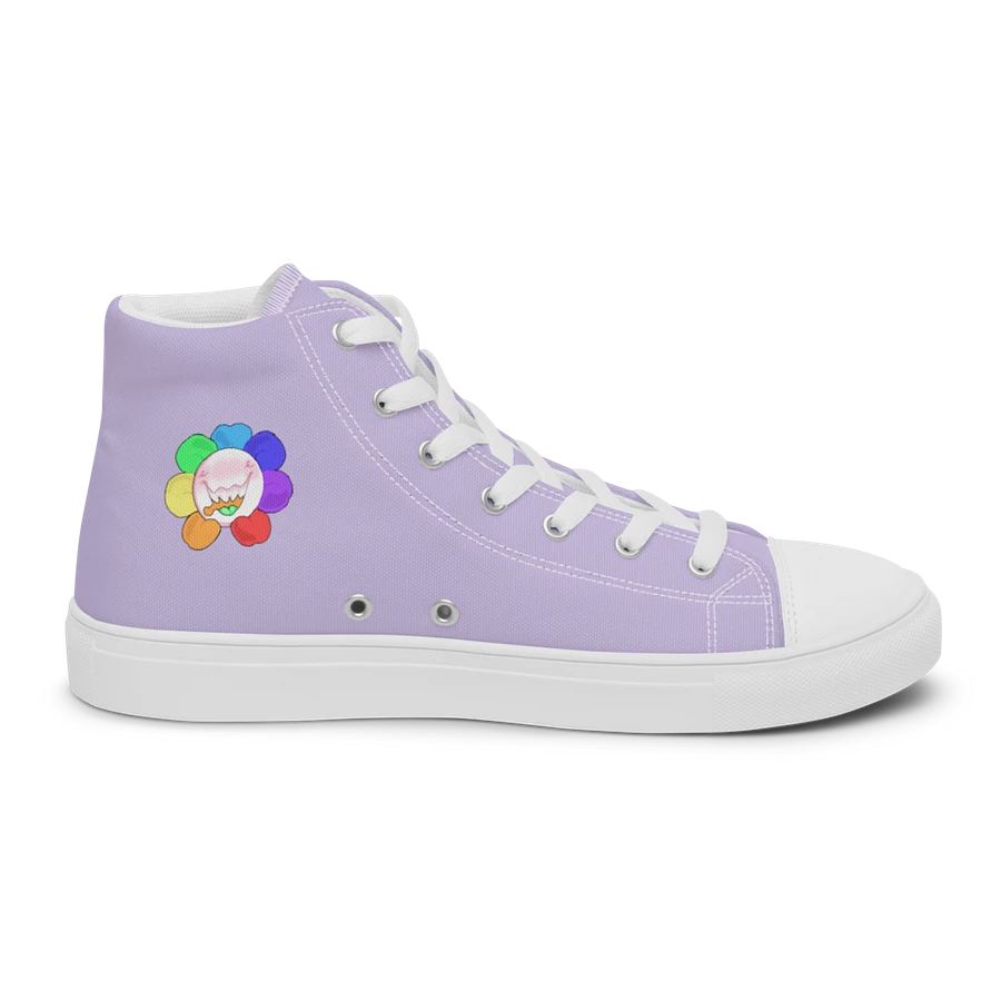 Pastel Purple and White Flower Sneakers product image (6)