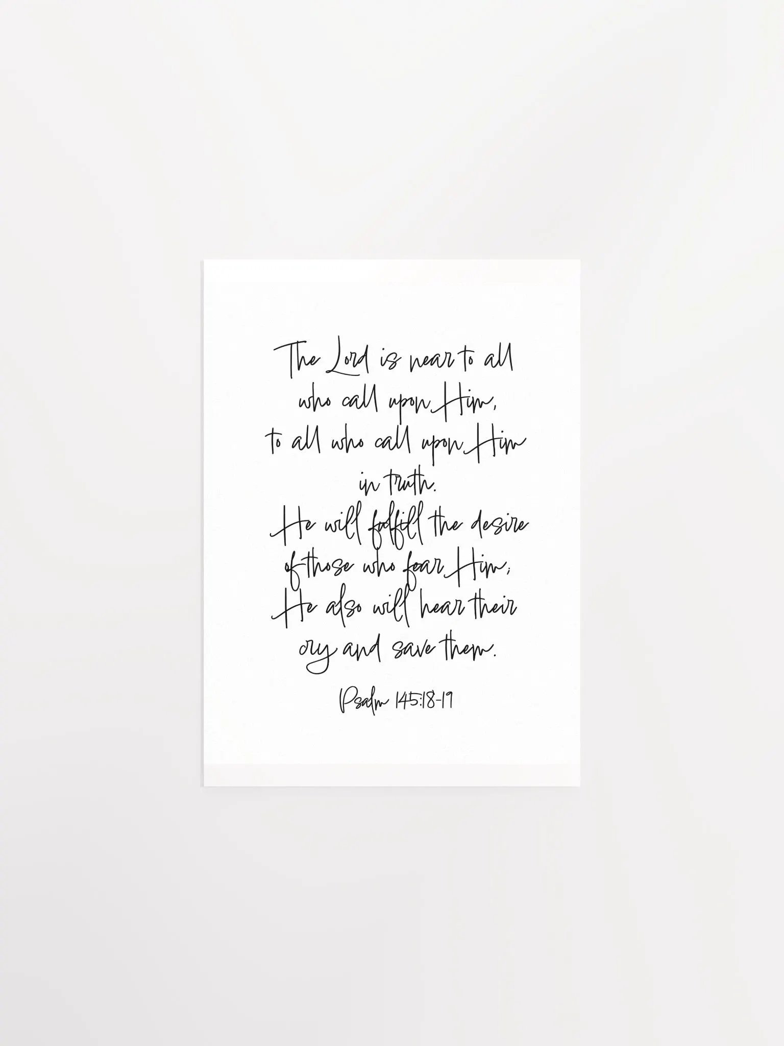 The Lord is Near - Print product image (1)