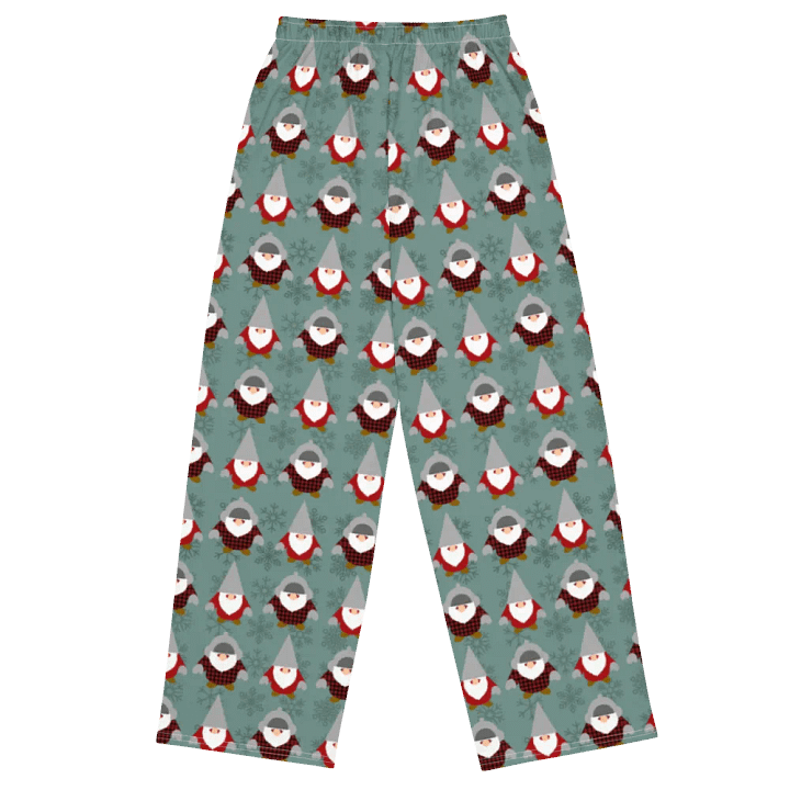 Festive Gnome Unisex Wide-Leg Pants product image (2)