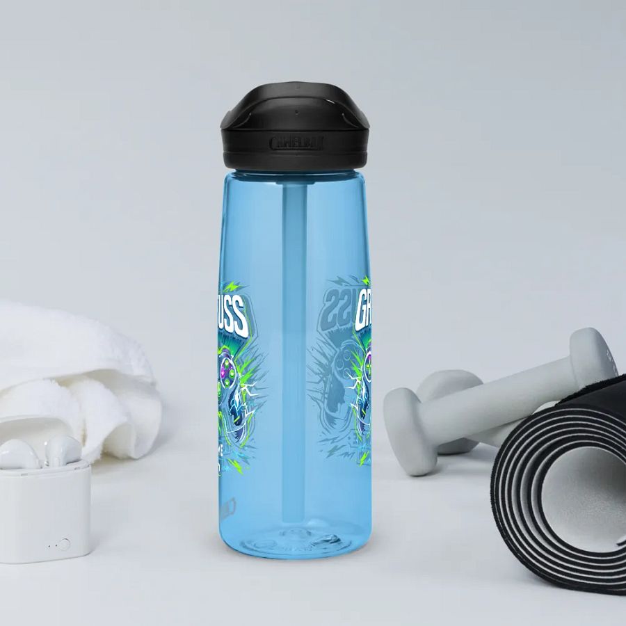 Neon Gaming Wings Sports Water Bottle product image (12)