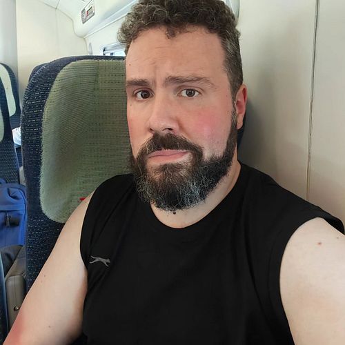 Eventually on the train back from @animeconuk and family visits.  The train had no air con for hours so I melted... 

Soon to...