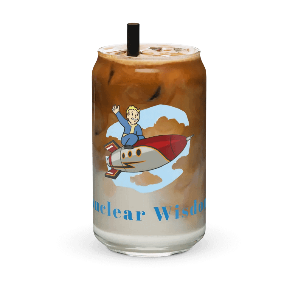 Nuclear Wisdom Can Shaped Glass Cup product image (36)