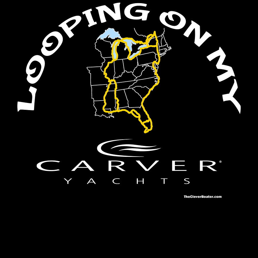 Looping On My Carver - T-Shirt - Dark Shirt w/White Logo product image (5)
