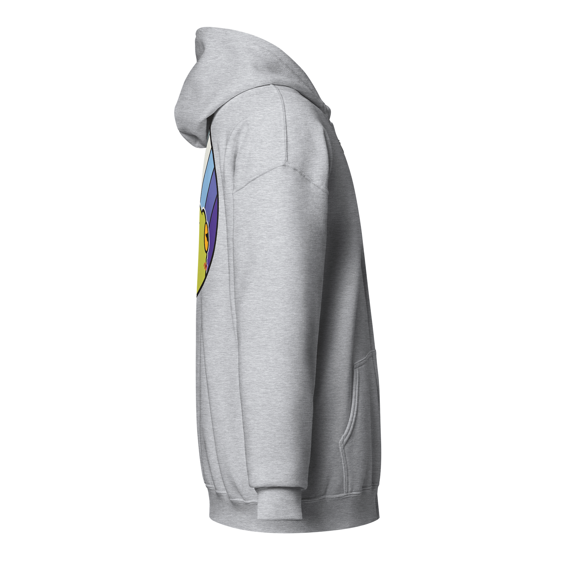 zipped hoodie : froge mlm product image (4)