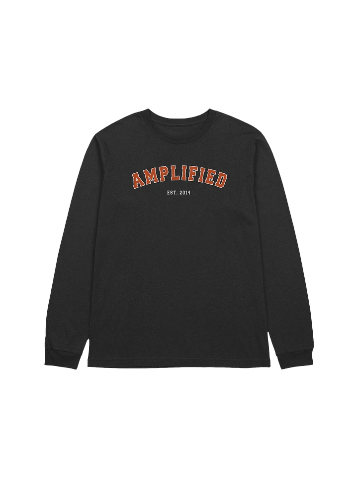 Amp Varsity long-Sleeved Tshirt (Black) product image (1)