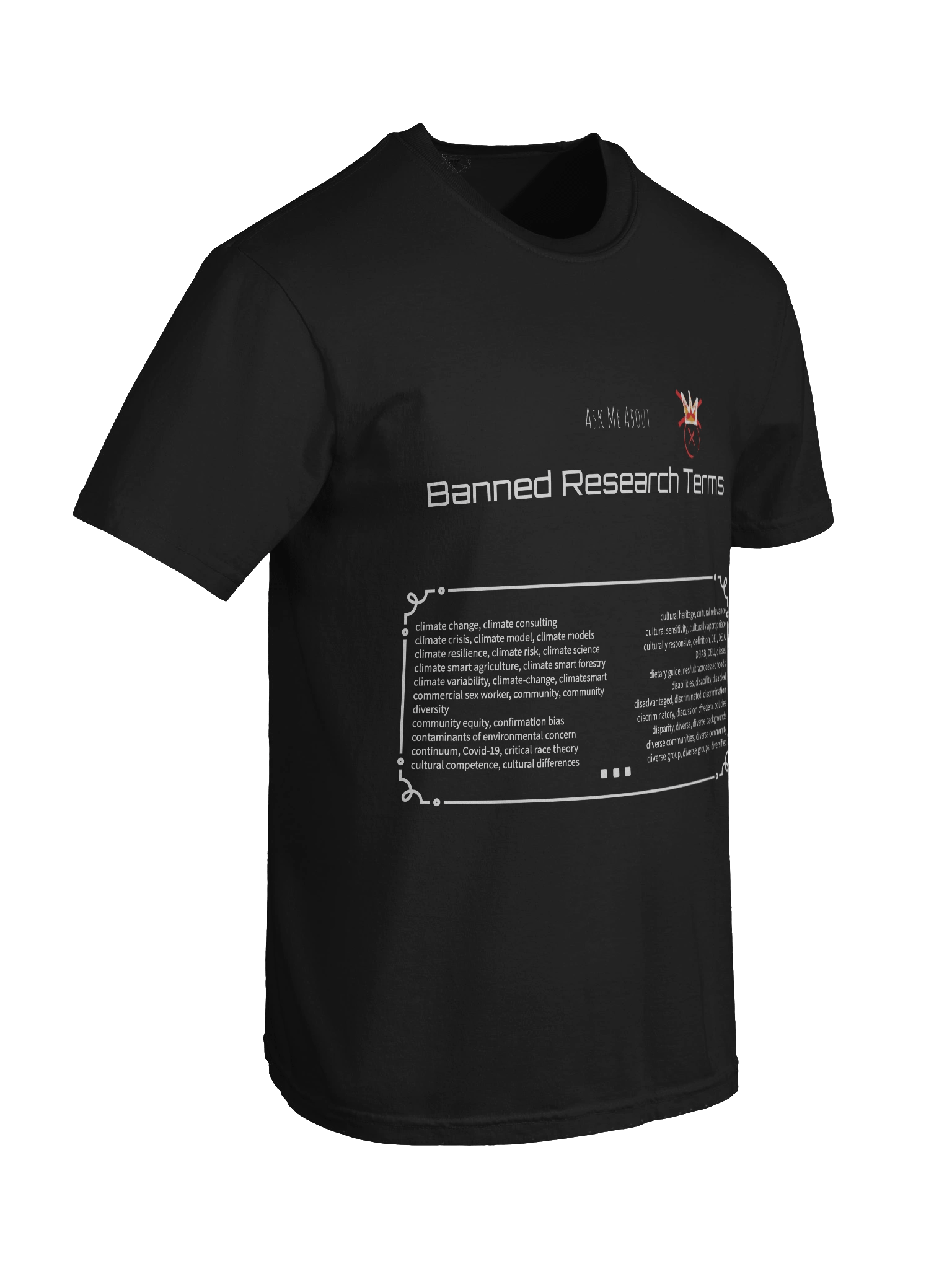 (AMA) Banned Research Terms t-shirt product image (66)
