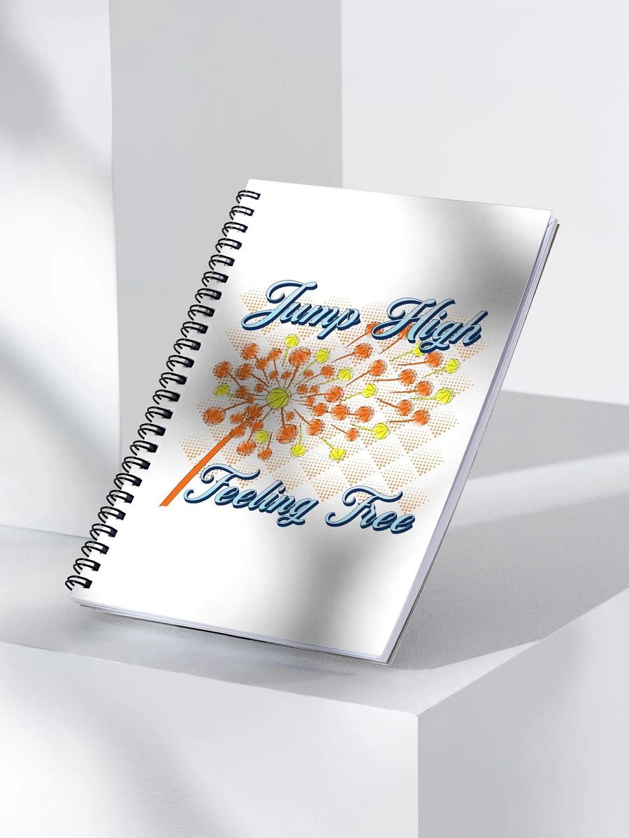 Dandelion Basketball Jump High Feeling Free Spiral Notebook product image (3)