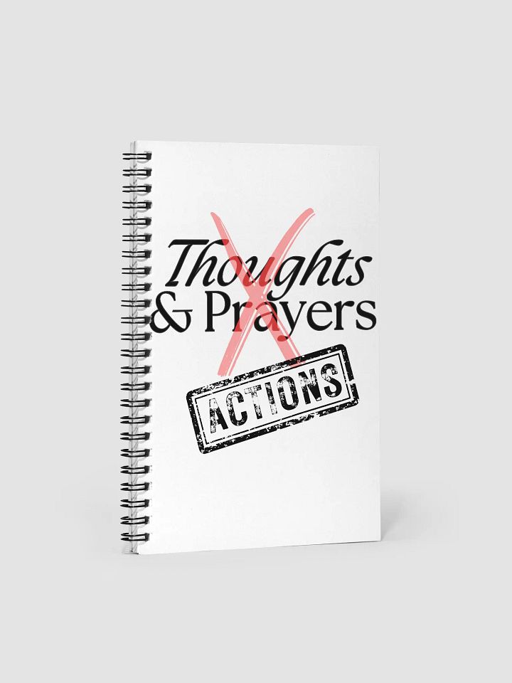 No More Thoughts & Prayers Notebook product image (1)