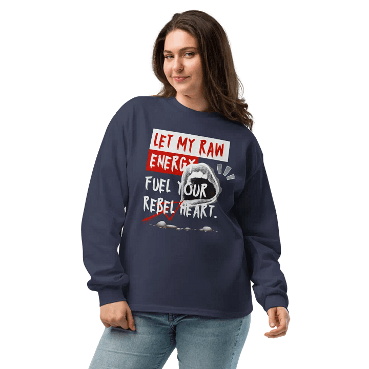 Let my raw energy long sleeve t-shirt product image (1)