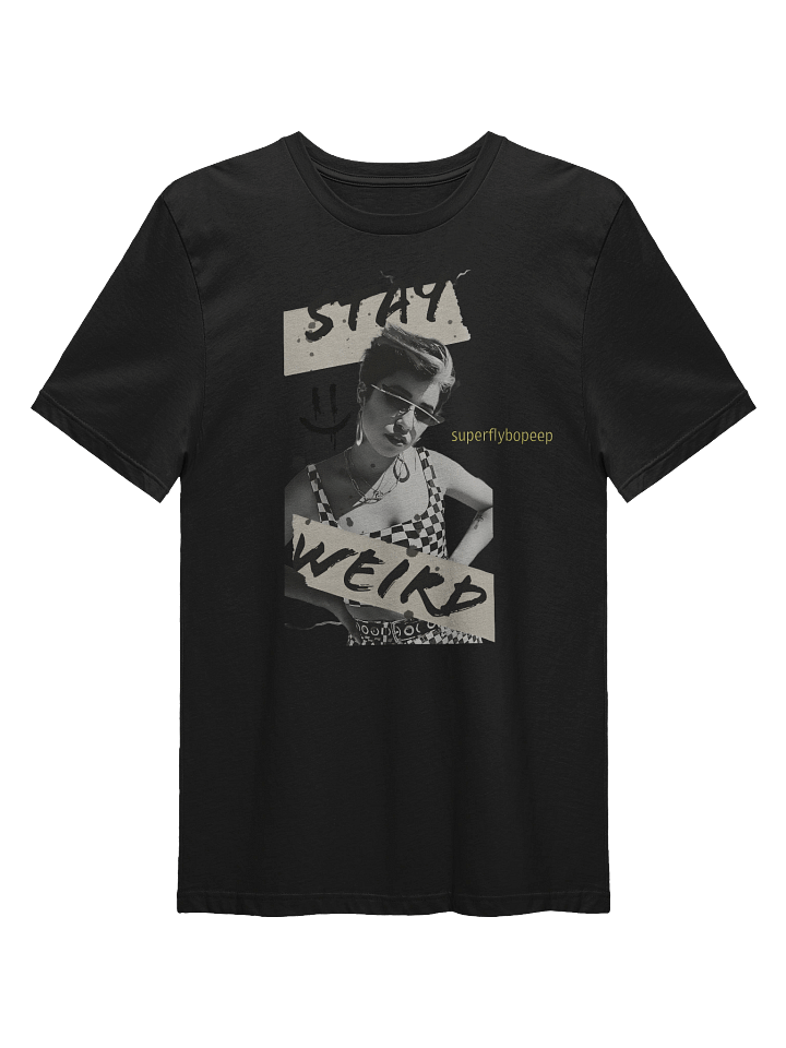 Stay Weird Checkered Chic T-Shirt product image (2)