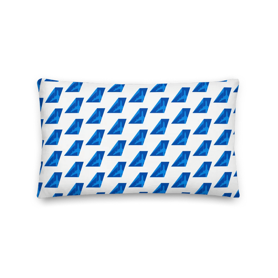 💤 Premium Flight Pillow - Two-Tone Blue Tailfin product image (2)