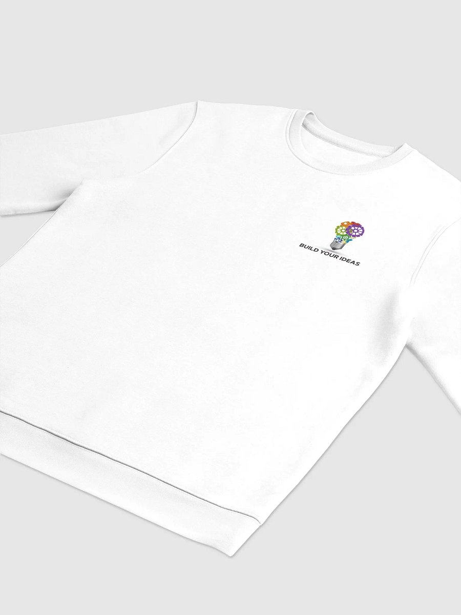 Build Your Ideas Crewneck Sweatshirt Crisp White product image (3)
