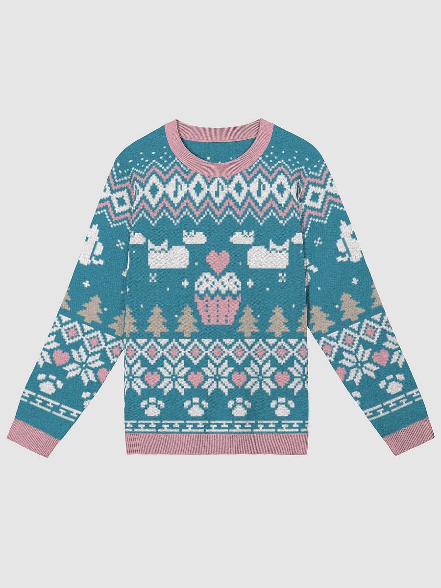 Cozy Cake Crew Fit Sweater - Cyan product image (1)