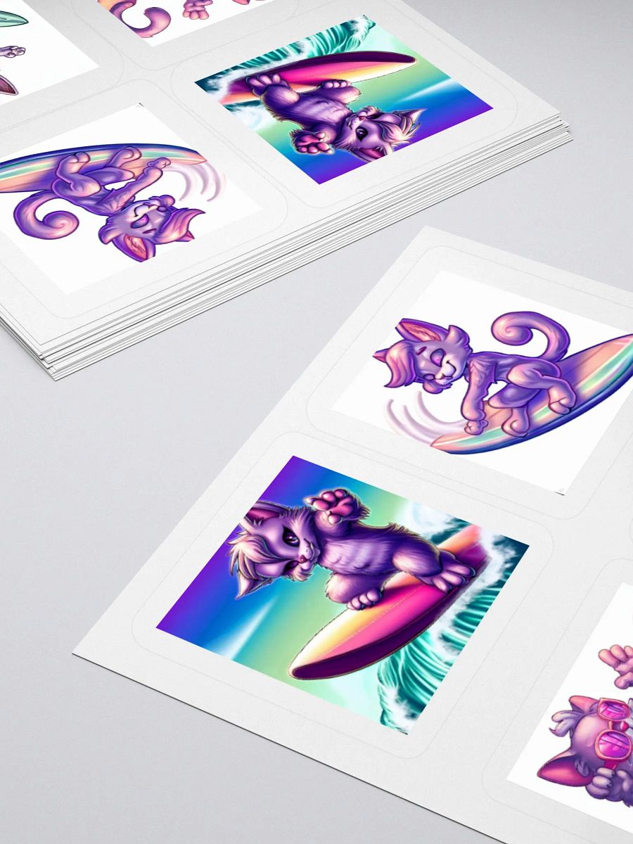 "Surfing Samantha" Vinyl Stickers Set product image (2)