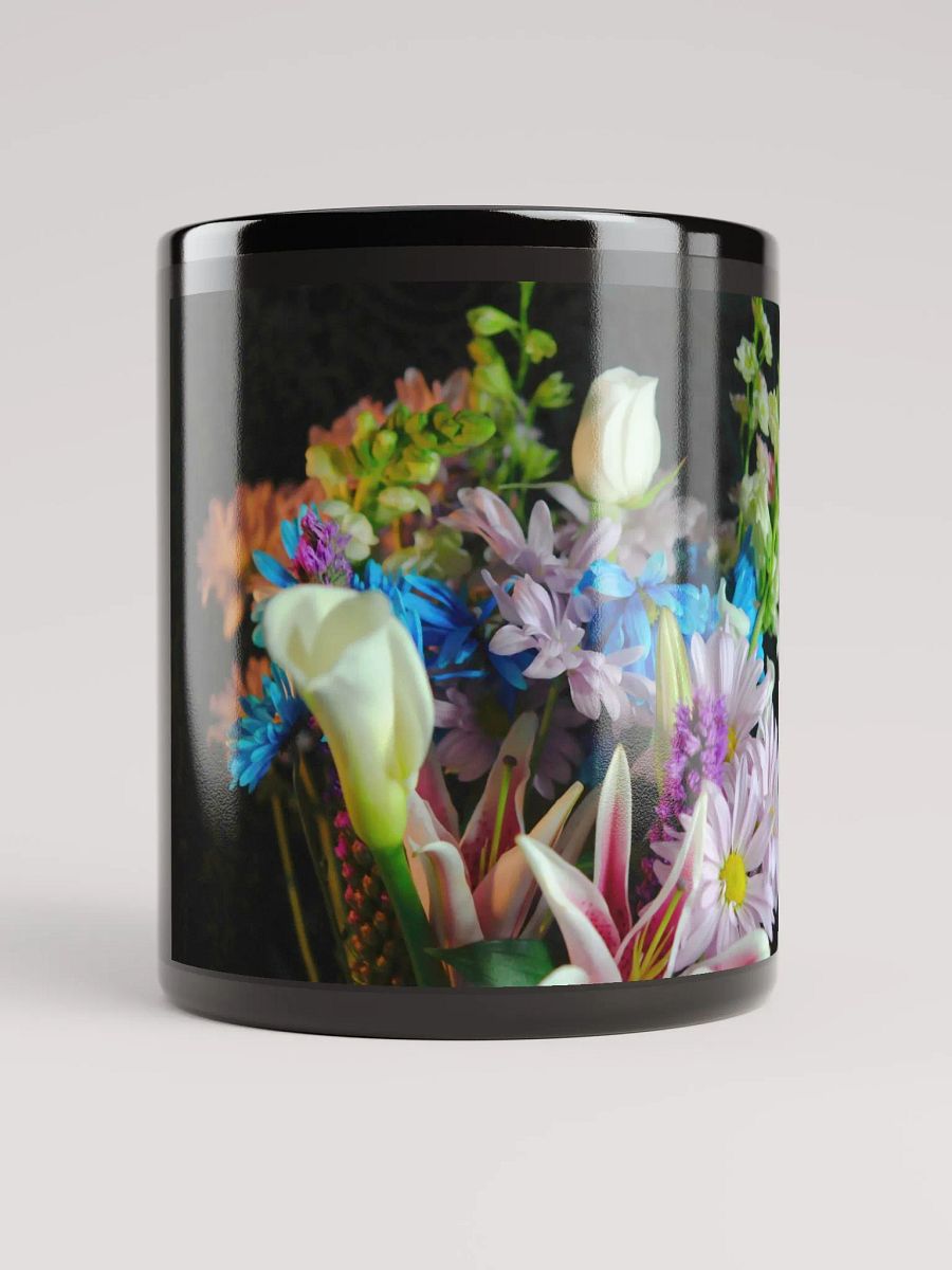 Flowers 292 Black Coffee Mug product image (1)