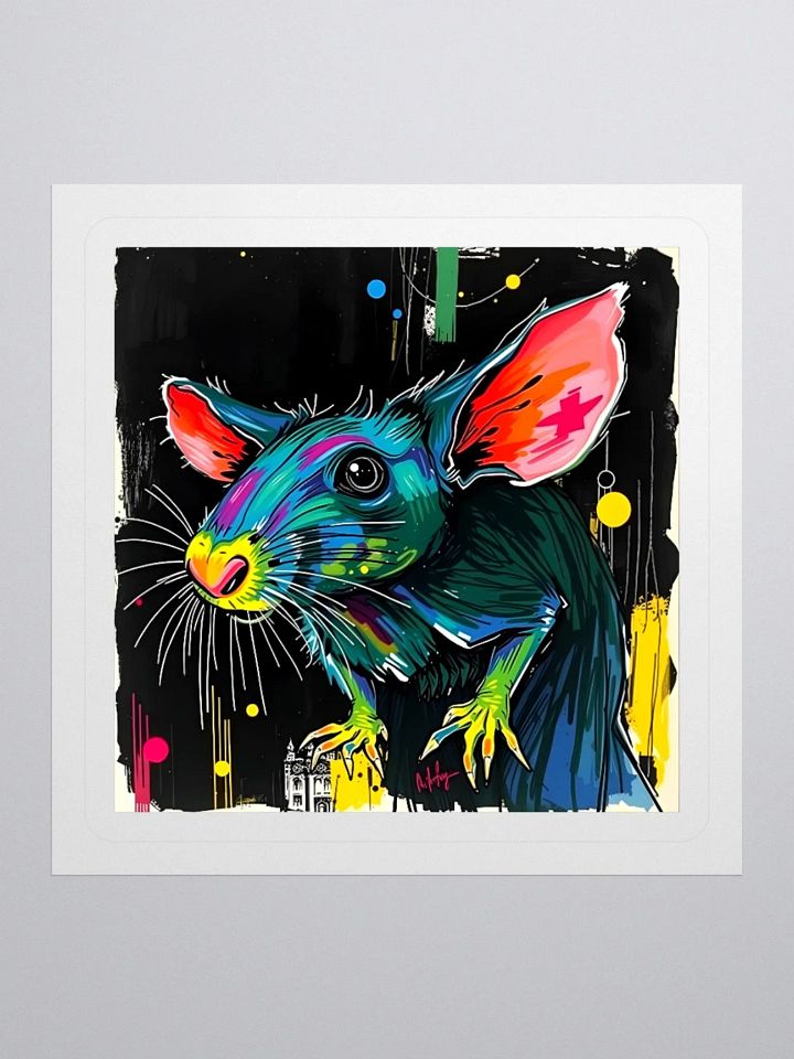 Rats really are great, I swear! Kiss Cut Stickers product image (1)