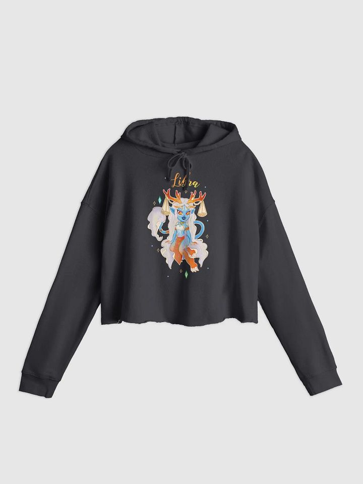 Libra Crop Hoodie (Zodiac Series) product image (1)