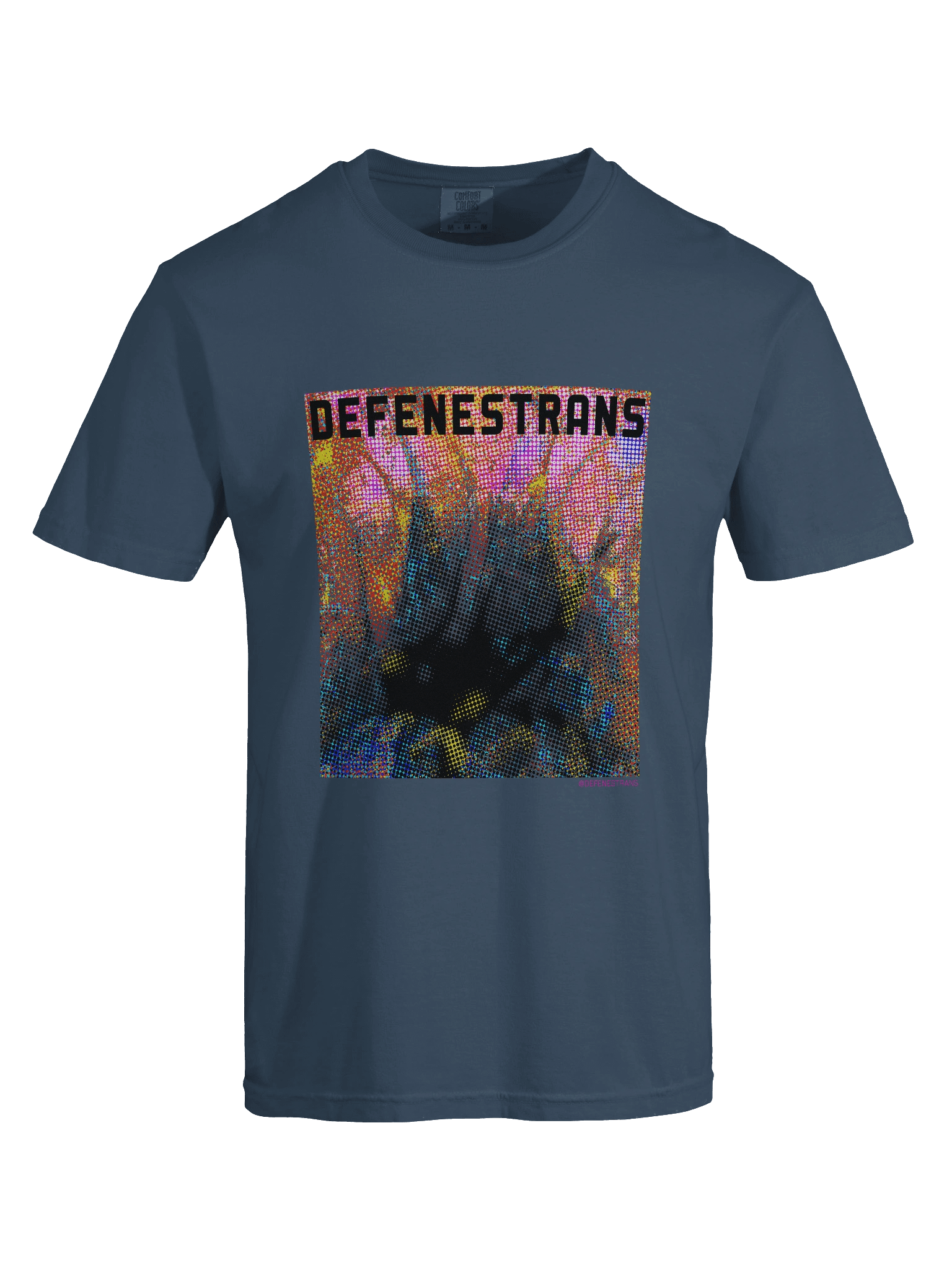 Defenestrans "glow" logo t-shirt product image (7)