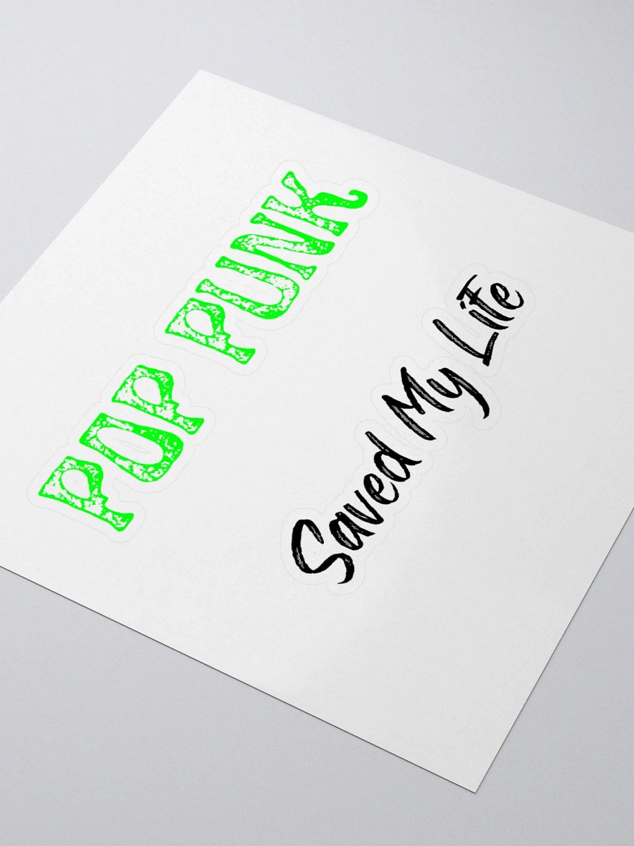 Pop Punk Saved My Life Sticker product image (8)