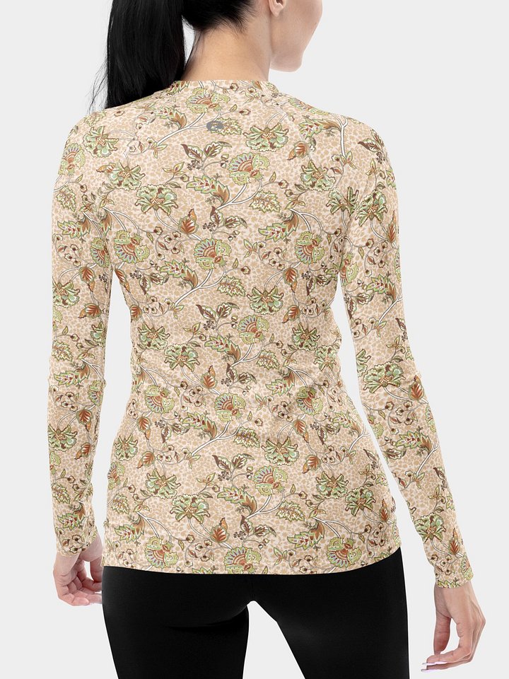Rash Guard "Elegant Neutral Beige Chintz" product image (2)