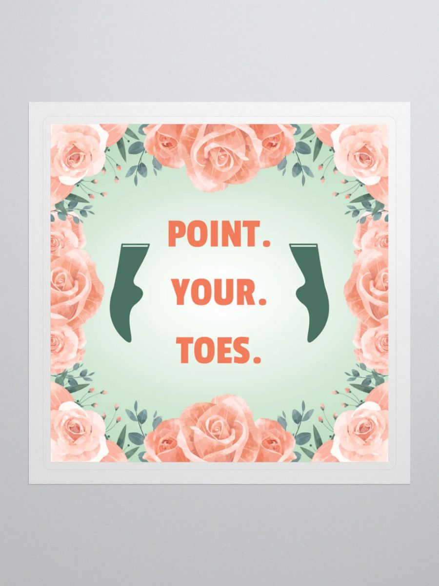 Point Your Toes (Sticker) product image (1)