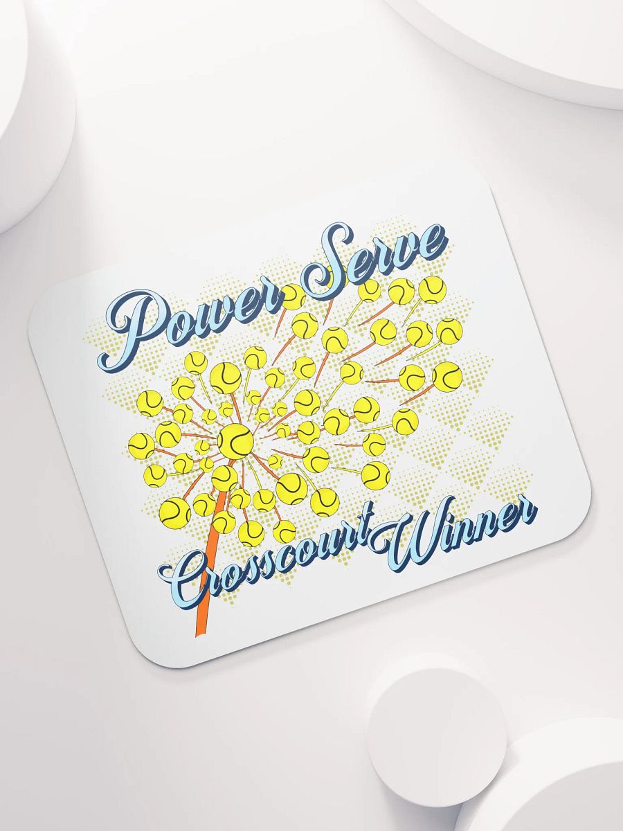 Dandelion Tennis Power Server Crosscourt Winner Mouse Pad product image (7)