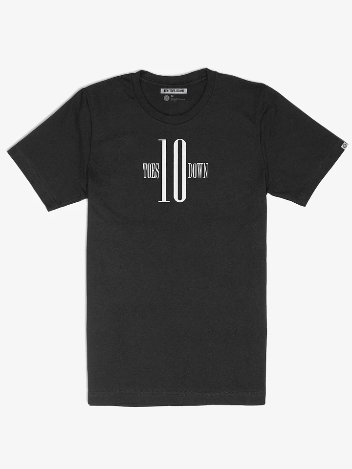 Ten Toes Down Original Black T-Shirt product image (1)
