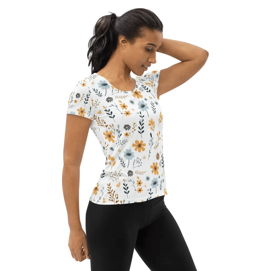 Blossom Burst Women's Athletic Tee product image (4)