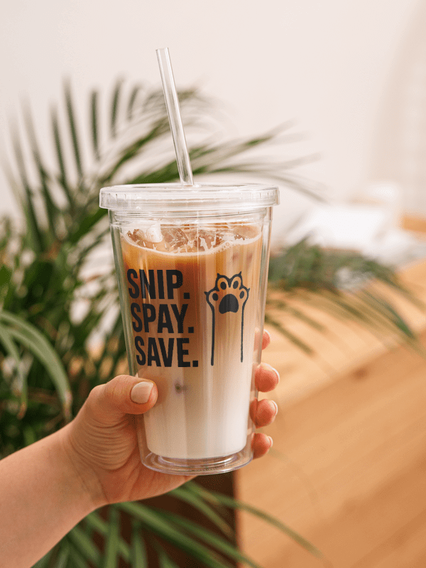 SNIP. SPAY. SAVE | Clear Tumbler product image (1)